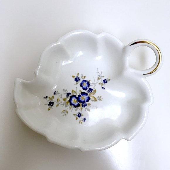 Handpainted Perugina by Aurora Leaf Dish (Italy) - Picture 2 of 4